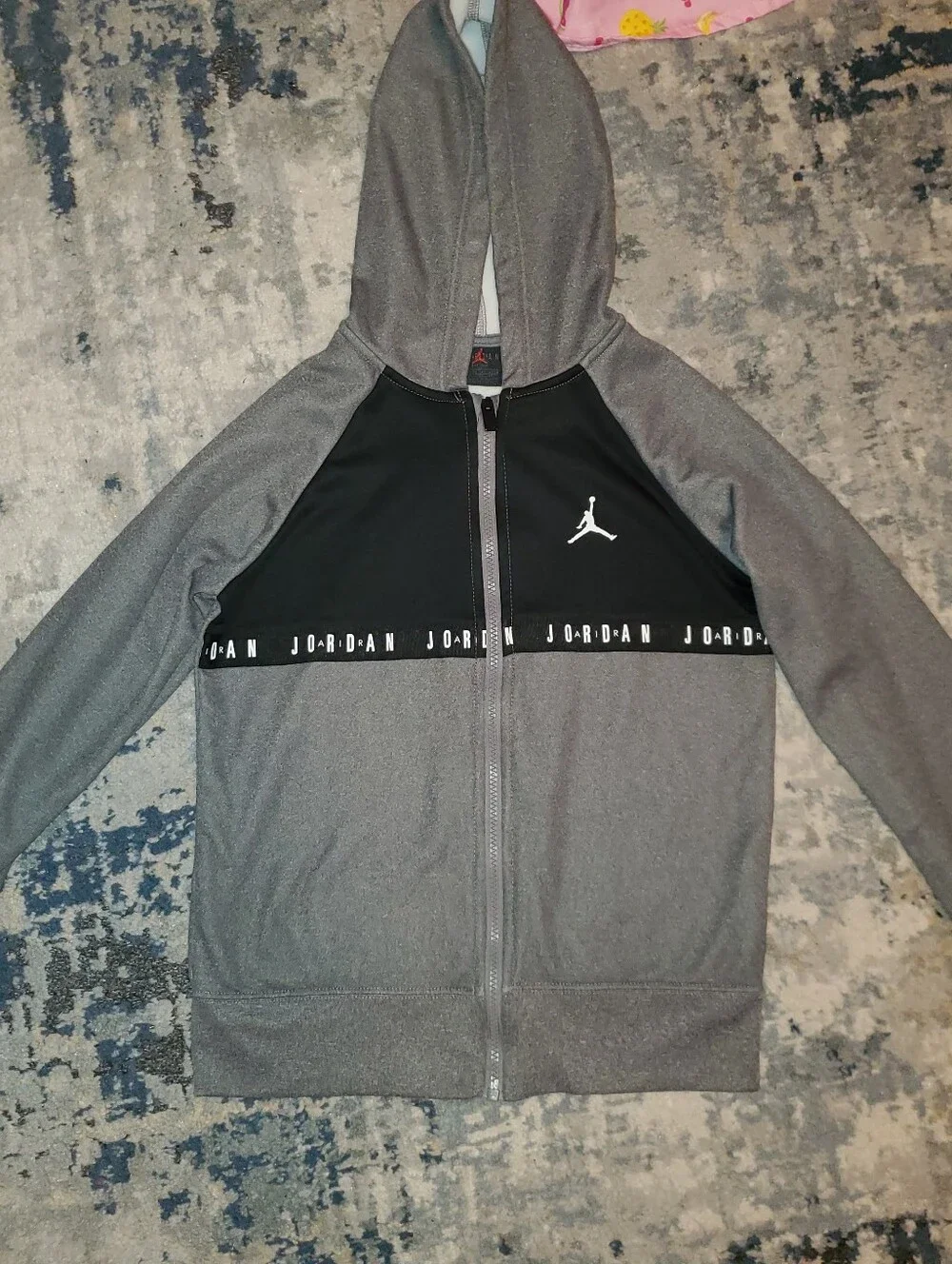 NWOT Jordan Boys 2-Piece Grey & Black Tracksuit Set
